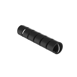 Panduit T62F-C0 Reusable Reverse Cut Spiral Wrap, 0.62 in OD Dia x 100 ft L x 0.06 in THK, Polyethylene, Black