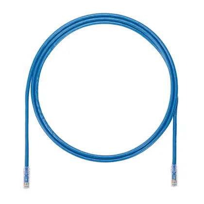 Panduit PanNet® TX6A™ 10Gig™ UTP6A3BU U/UTP Patch Cord, Cat 6a, 24 AWG Stranded Copper Conductor, RJ45 Modular Plug Connector, 3 ft L Cord