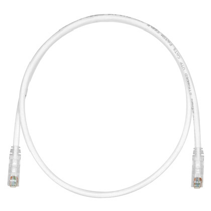 Panduit TX6™ PLUS UTPSP3GYY U/UTP Patch Cord, Cat 6, 24 AWG Stranded Copper Conductor, RJ-45 Connector, 3 ft L Cord, Gray