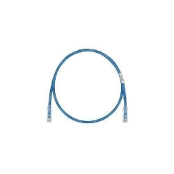 Panduit TX6™ PLUS UTPSP60BUY U/UTP Patch Cord, Cat 6, 24 AWG Stranded Copper Conductor, RJ-45 Connector, 60 ft L Cord, Blue