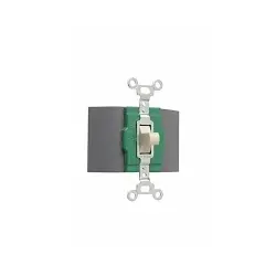 Pass & Seymour 1255 Manual Controller Switch, 120/277 V AC, 30 A, 1 W Power Rating, 1NO Contact