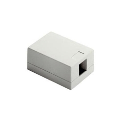 On-Q WP3501-IV Surface Mount Box, 1 Ports, Surface Mount, Plastic, Ivory