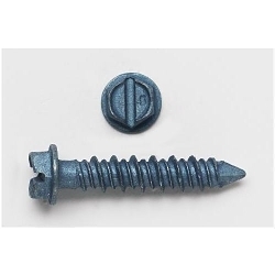 Peco 3903J Masonry Screw, 1/4 in, 1-3/4 in OAL, Hex Head, Steel