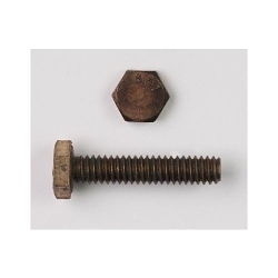 Peco 516X34HBSB Fully Threaded Hex Bolt, 5/16-18, 3/4 in L Under Head, Silicon Bronze