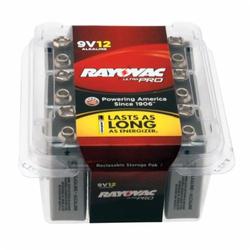Rayovac AL9V-12F Ultra Pro™ Recloseable Battery, Zinc-Manganese Dioxide, 9 V AC V Nominal