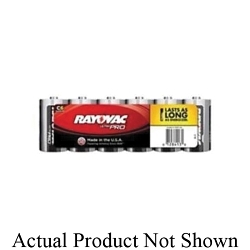 Rayovac AL-C ULTRA PRO™ Battery, Zinc-Manganese Dioxide, 1.5 V DC Nominal, 7800 mAh Nominal, C