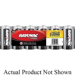 Rayovac ALD-6J ULTRA PRO™ Battery, Zinc-Manganese Dioxide, 1.5 V DC Nominal, D