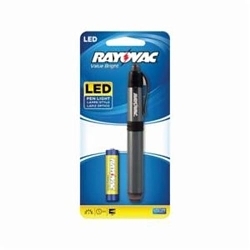 Rayovac BRSLEDPEN-B Value Bright™ Handheld Pen Light, LED Bulb, Aluminum Housing, 3 Lumens Lumens