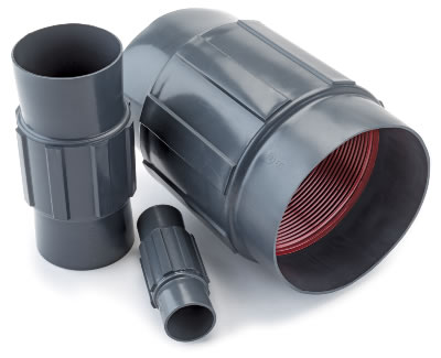 Robroy RedH2OT® PRCPLG-2 Conduit Coupling, 2 in, For Use With Rigid Metal Conduits, Steel, PVC Coated
