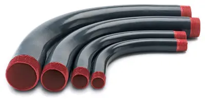 Robroy RedH2OT® PRHELB-3/4X90 Conduit Elbow, 3/4 in Trade, 90 deg, Steel, PVC Coated