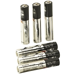 Streamlight 65030 Stylus® Replacement Battery, Zinc-Manganese Dioxide, 1.5 V DC V Nominal, 650 mAh Nominal, AAAA