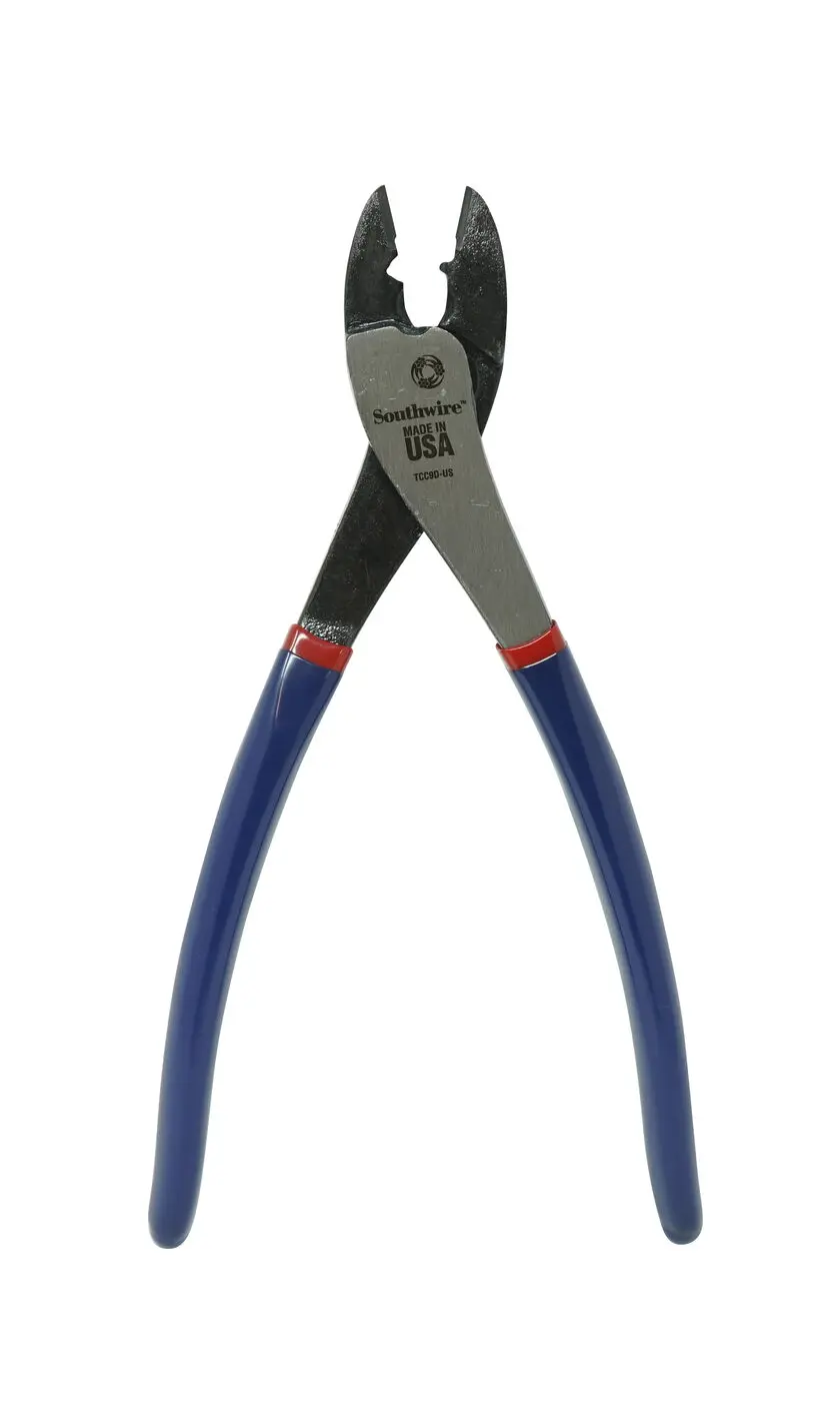 Southwire 67038640 Terminal Crimping Plier With Dip Grip, 22 to 10 AWG Cable/Wire