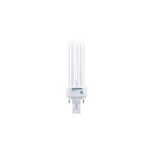 Sylvania DULUX® D ECOLOGIC® CF13DD/835/ECO/21118 Double Tube Compact Fluorescent Lamp, 13 W, GX23-2 Lamp, T4X2 Shape, 780 Lumens