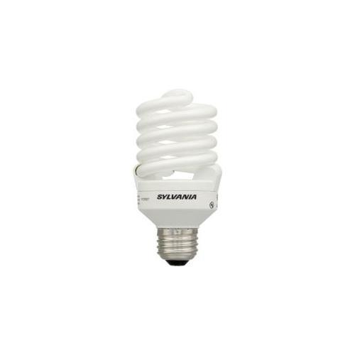 Sylvania CF23EL/SPIRAL/850/26359 Compact Fluorescent Lamp With Integral 120 V AC Ballast, 23 W, E26 Lamp, T2 Full Half Spiral Shape, 1600 Lumens Initial Lumens