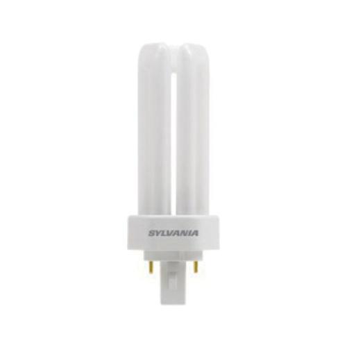 Sylvania DULUX® ECOLOGIC® CF26DT/827/ECO/20454 Triple Tube Compact Fluorescent Lamp, 26 W, GX24d-3 Lamp, T12X3 Shape, 1800 Lumens