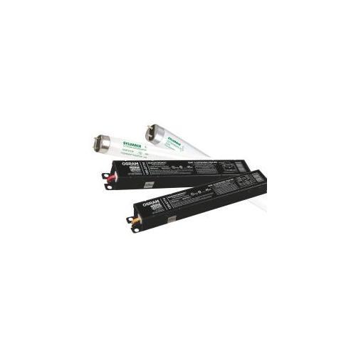 Sylvania QHE-3X32T8/UNV-PSX-SC-B/51433 High Efficiency Electronic Ballast, 32 W Lamp, 120 to 277 VAC, Programmed/Rapid, 0.71 Ballast Factor