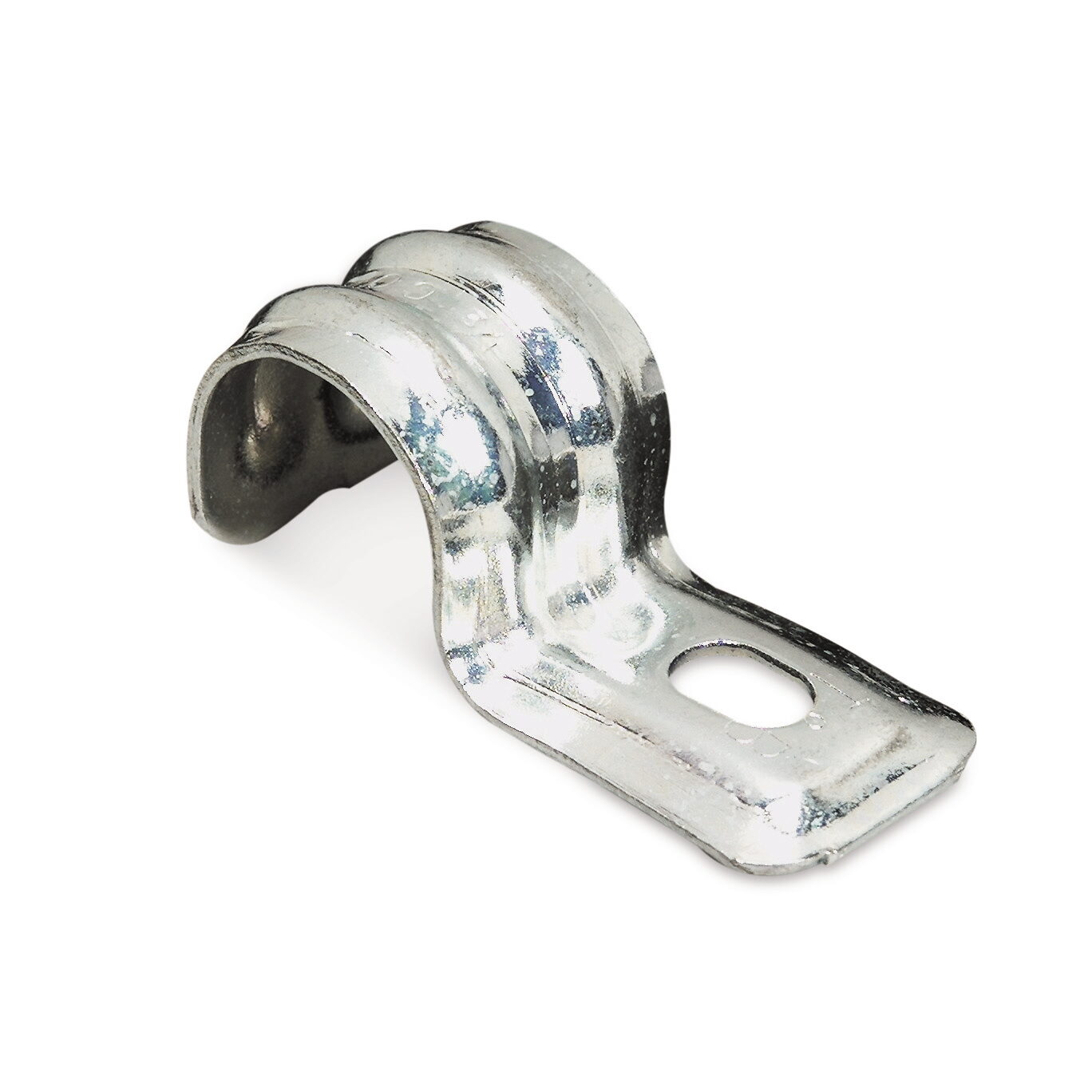 Thomas & Betts 1212-TB Snap-On Pipe Strap, 3/4 in, For Use With Rigid/IMC Conduits, Steel, Zinc Plated