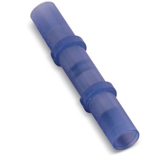 Sta-Kon 2RBB Nylon Insulated Aircraft Splice Connector, 16 to 14 AWG Conductor, 1.52 in L, Copper, Blue