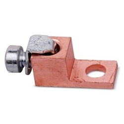 Blackburn Locktite® 31007UAL Upright Lug, 4 to 1 AWG, 1/4 in Stud, 1 Bolt Holes, Copper
