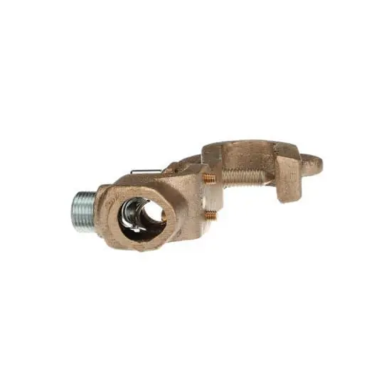 Blackburn 31216 Plain Grounding Clamp, 6 to 2 AWG Conductor, Copper