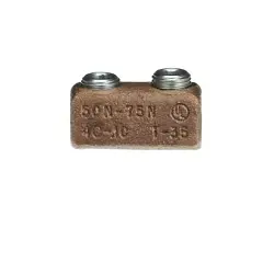 Blackburn Locktite® 32507 2-Way Mechanical Connector, Solid/Stranded Conductor, 4 to 1 AWG Max Run/Tap, Copper