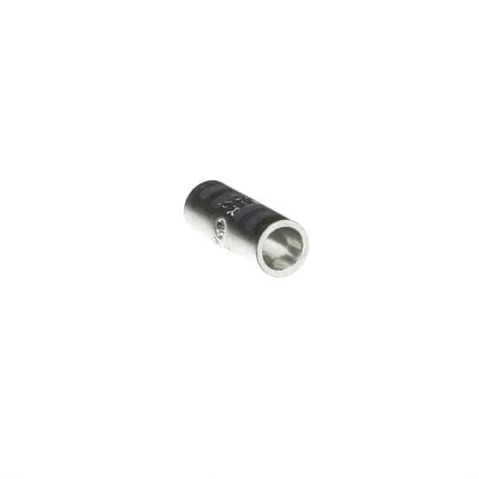 Color-Keyed 54506 2-Way Standard Barrel Splice Connector, 4 AWG Copper Conductor, Die Code: 29, 1 in L, Copper