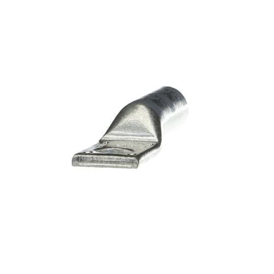 Color-Keyed 54906BE 54900 1-Hole Non-Insulated Compression Lug, 4 AWG Copper/Stranded Conductor, Die Code: 29, 1/4 in Stud, Copper