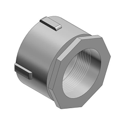 Thomas & Betts Erickson® 675 Threaded Conduit Coupling, 1/2 in, For Use With Rigid/IMC Conduits, Malleable Iron