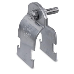 Superstrut 701-5/8-EG 701 Pipe Strap, 750 lb Load, 5/8 in OD, Steel