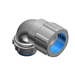 Thomas & Betts Industrial Fitting 8131 Insulated Short Threadless Conduit Elbow, 3/4 in Trade, Malleable Iron