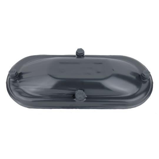880F-G Oval Conduit Cover, 2-1/2 in Hub, For Use With OCAL-BLUE® Form 8 Conduit, Iron, PVC Coated
