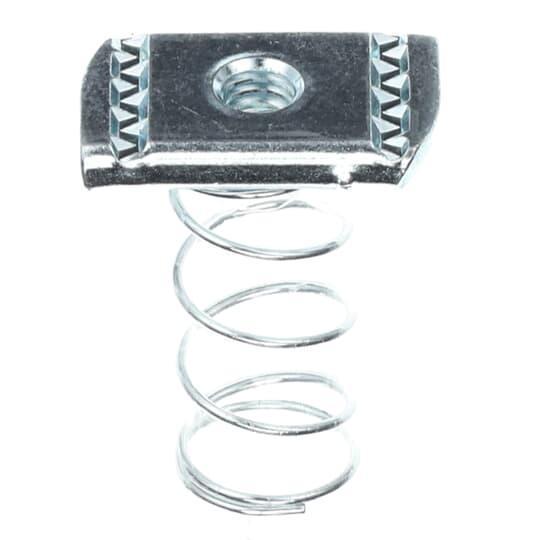 Superstrut A100-5/16EGC 100 Regular Spring Nut, For Use With A and C Series Channel and Insert, 5/16-18 Thread, Steel