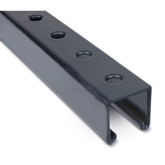 Ocal A12P-G A Series Strut Channel Standard, 10 ft L 1-5/8 in W 1-5/8 in D 12 ga THK, Steel, PVC Coated, Domestic