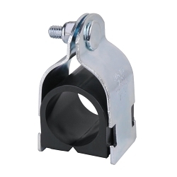 Superstrut A716-3/8EG 700 2-Piece Cushioned Clamp, 3/8 in OD, Steel