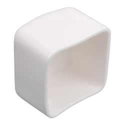Superstrut A-804-NEOP-WH 800 End Cap, 1-5/8 in L x 1-5/8 in W, For Use With A1200, A1400 Series Channel, Surface Raceway and Lighting System, Neoprene