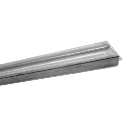 Superstrut AB844-PC 800 PVC Closure Strip, 10 ft L x 1-5/8 in W, For Use With Strut Channel, Surface Raceway and Lighting System, PVC, Pigmented Gold