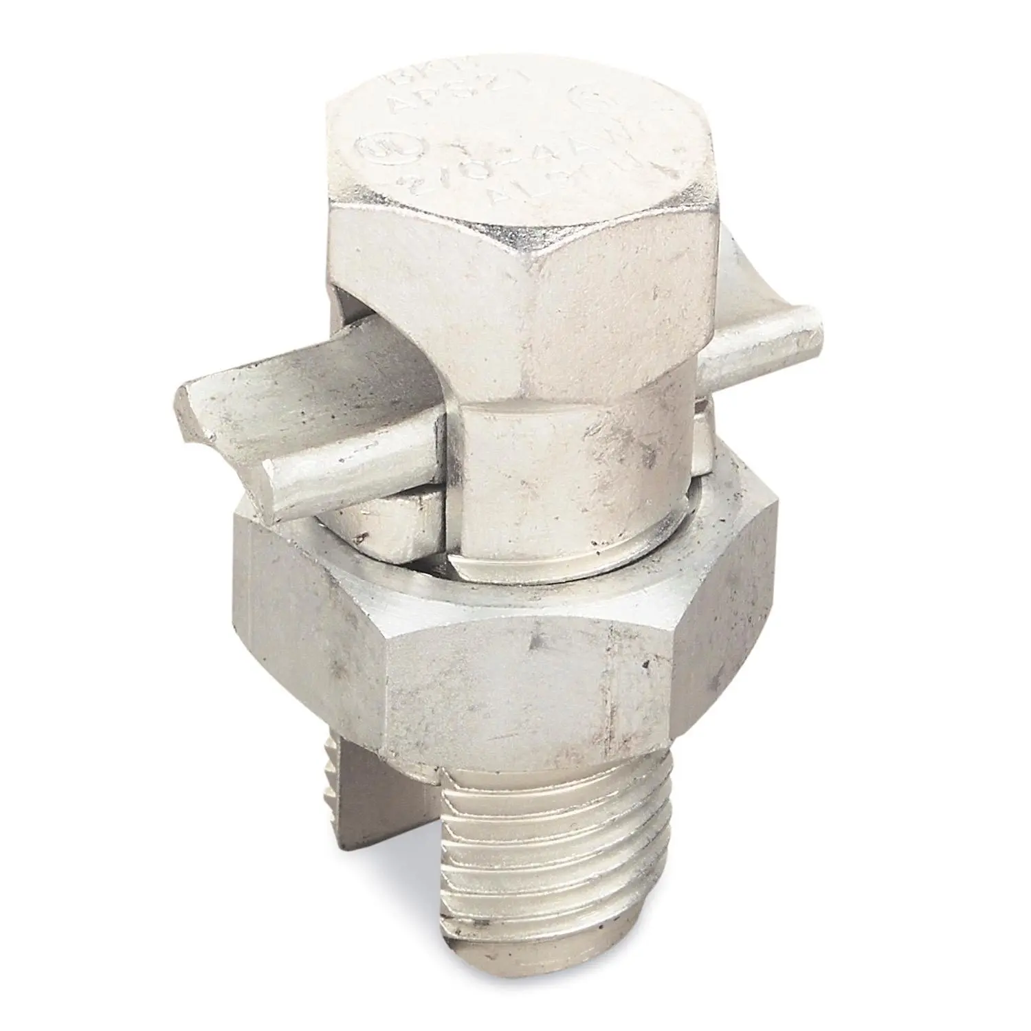Blackburn APS500 Type APS Dual Rated Split Bolt Connector, 2 AWG to 500 kcmil Conductor Stranded Aluminum/Copper Conductor, 1.6875 x 3.62 in Bol