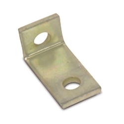Kindorf B-915 Angle Connector, 3 Holes, 3 in L x 1-1/2 in W, Steel