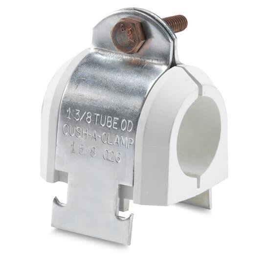 Kindorf C755-4BTP Cable Insulator Clamp, 2-5/8 in Conduit, Steel/Thermoplastic Elastomer