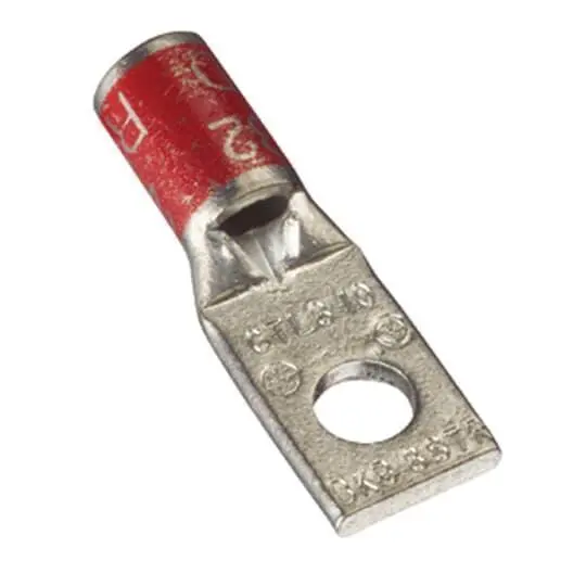 Blackburn Color-Keyed® CTL300-12 1-Hole Compression Lug, 300 kcmil Flexible/Stranded Copper Conductor, 1/2 in Stud, Copper