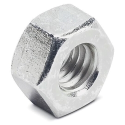 Superstrut E145-1/2 100 Hex Nut, 1/2-13 Thread, For Use With Channel and Channel Fittings, Steel