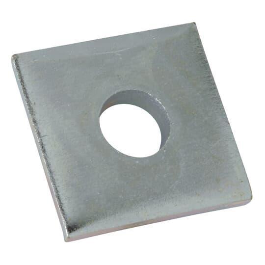 Kindorf H-119-C 100 Square Washer, 3/8 in Nominal, 3/16 in THK, Steel