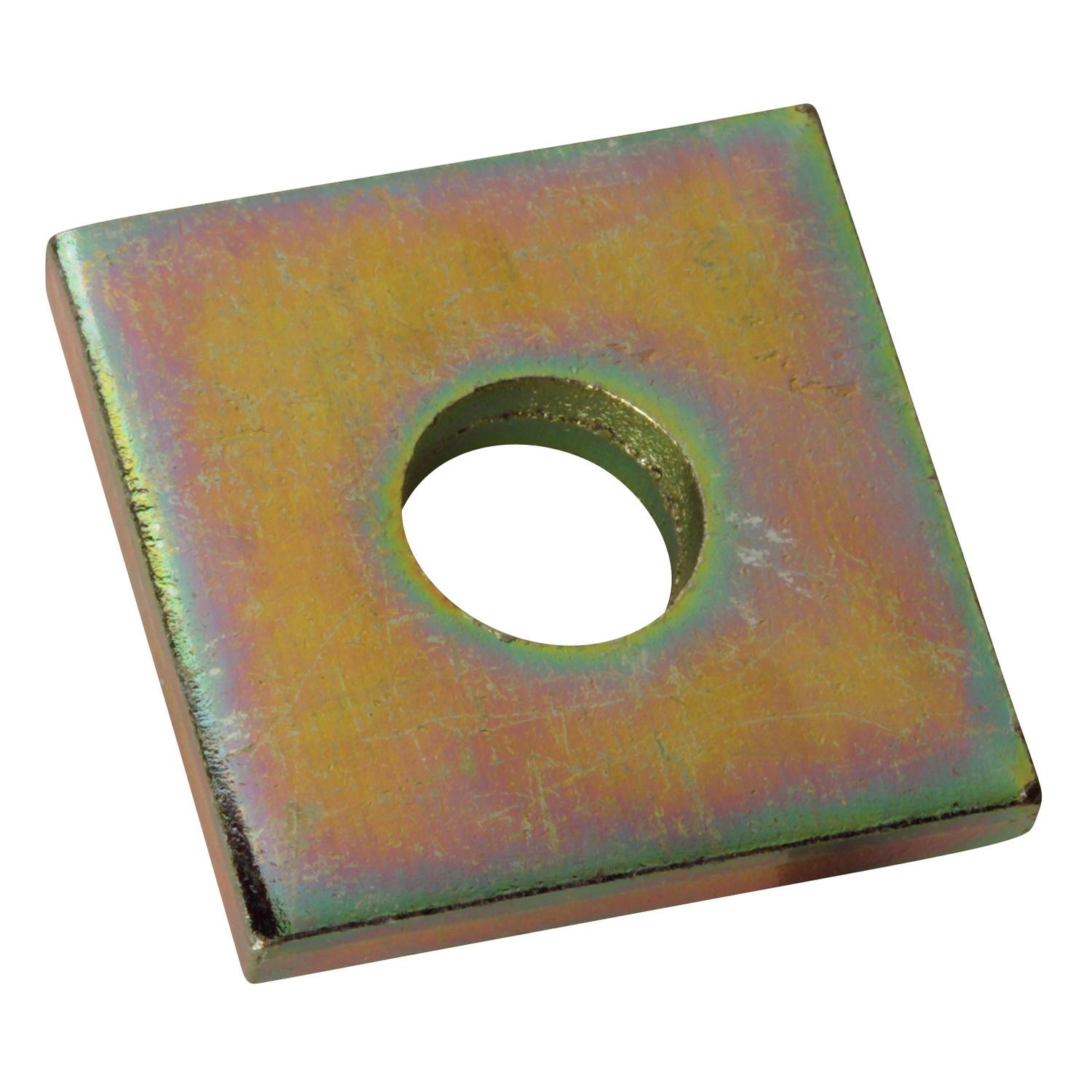 Kindorf H-119-D 100 Square Washer, 1/2 in Nominal, 1/4 in THK, Steel
