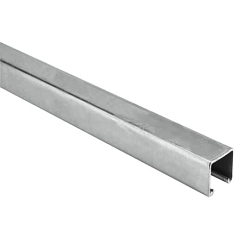 Superstrut H1200-10EG H Series Standard Metal Channel, 10 ft L 1-5/8 in W 3-1/4 in D 12 ga THK, Steel, Electro-Galvanized/Silver Galvanized, Domestic