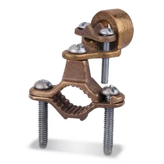 Blackburn E-Z Ground® JP234 Grounding Clamp, 3/4 in Conduit, 10 to 2/0 AWG Conductor, Cast Bronze