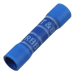 Sta-Kon RBB217M Butt Splice, 16 to 14 AWG Conductor, 1.13 in L, Copper