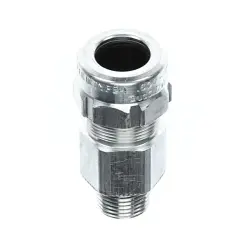 Thomas & Betts Star Teck® ST050-464 Teck Cable Fitting, 1/2 in Trade, 0.6 to 0.76 in Cable Openings, Aluminum