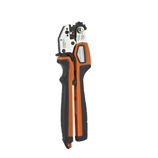 Color-Keyed TBM41E Compression Ratchet Crimping Tool, 8 to 2 AWG, 10 to 6 AWG Cable/Wire
