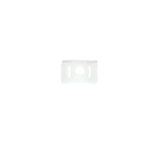 Ty-Rap TC5142 Saddle Support Cable Tie Mounting Base, Threaded Mount, 0.301 in W Tie, Nylon/Polyamide 6.6, Natural