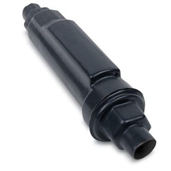 Ocal XJG108-G Conduit Expansion Coupling With Internal Bonding Jumper, 4 in, For Use With Rigid/EMT Conduits, Malleable Iron, PVC Coated/Zinc Plated